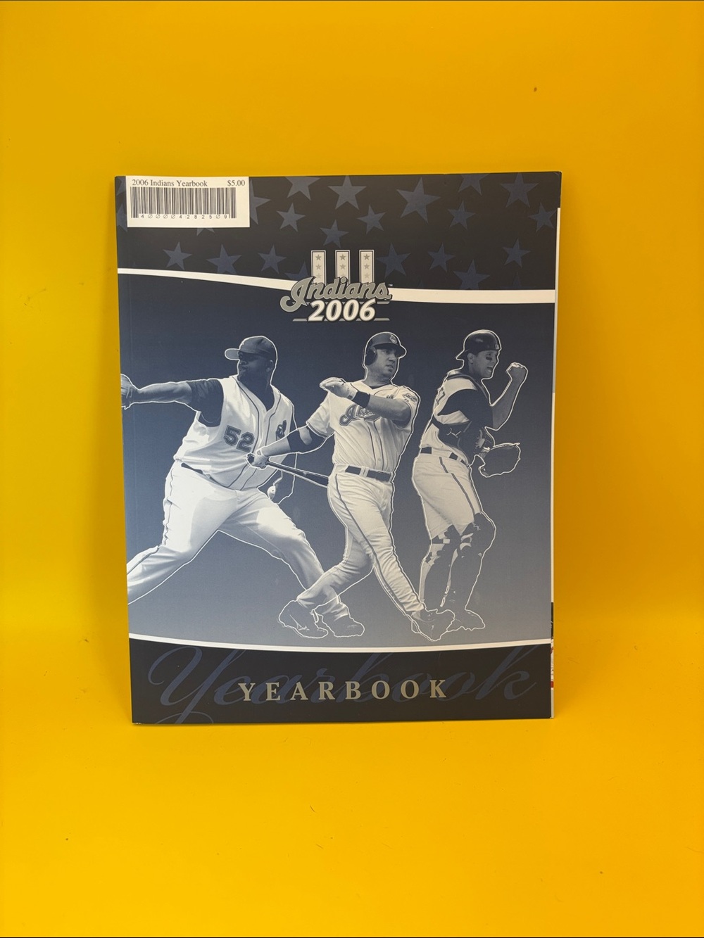 2006 Indians Yearbook - Blue and White Home Art Yearbook